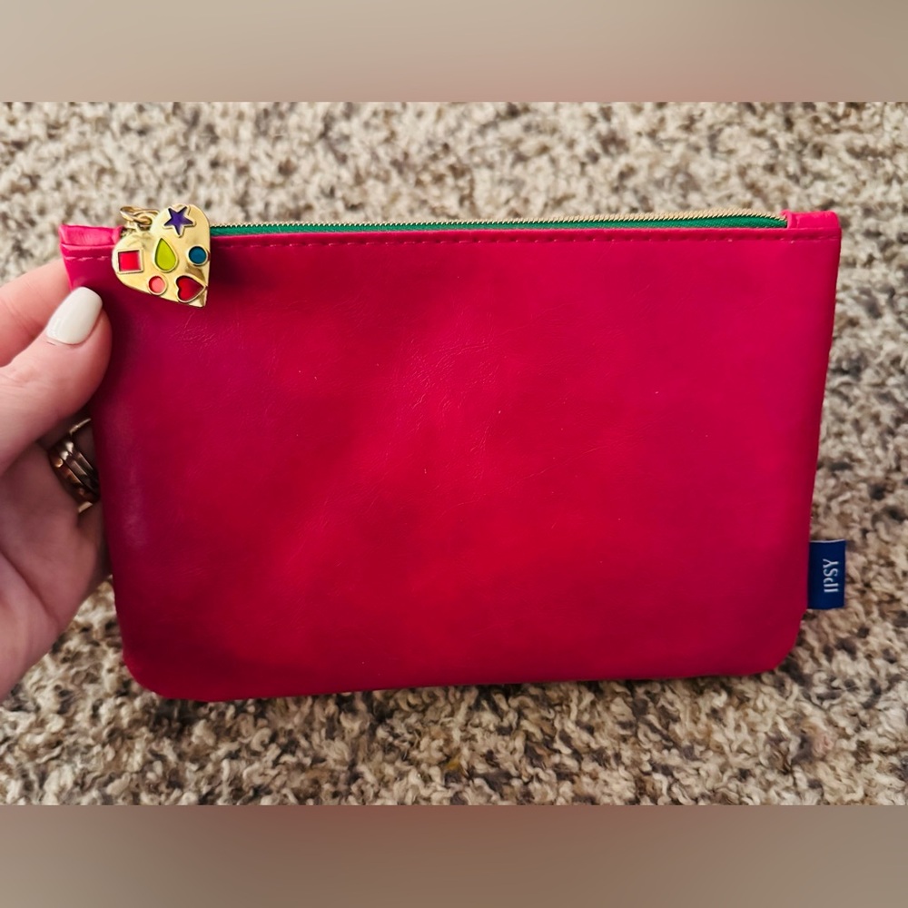 🩷Elegant pink and blue cosmetic bag. Brand New💜